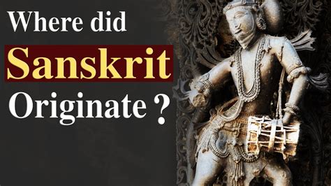 One of the oldest Indo-European languages for which substantial documentation exists, Sanskrit is believed to have been the general language of the greater Indian Subcontinent in ancient times. . Where did sanskrit originate from